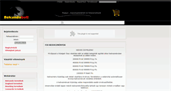 Desktop Screenshot of belcandobolt.hu